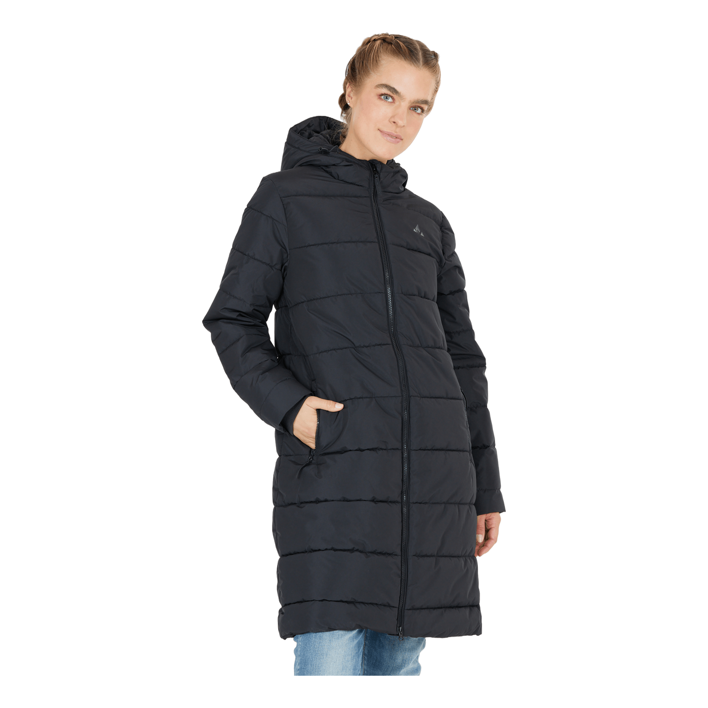 Amaretto W Long Puffer Jacket Black