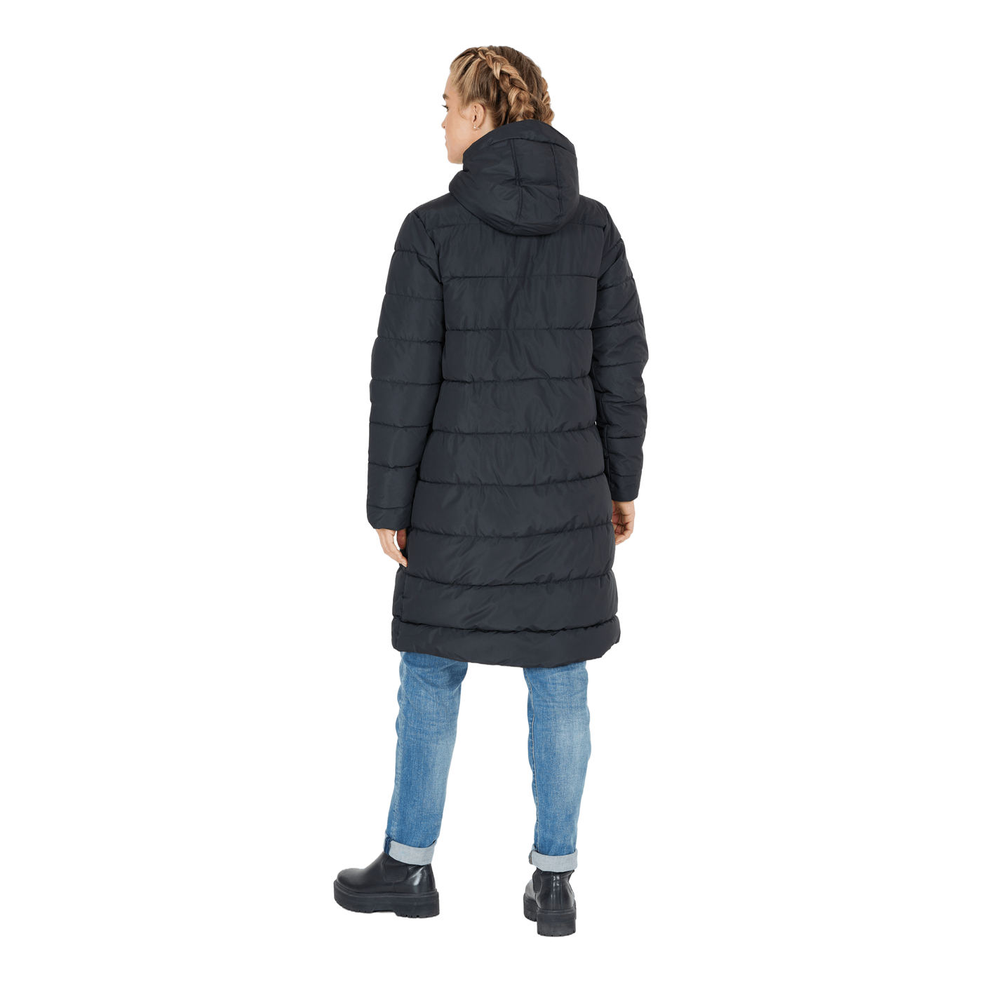 Amaretto W Long Puffer Jacket Black