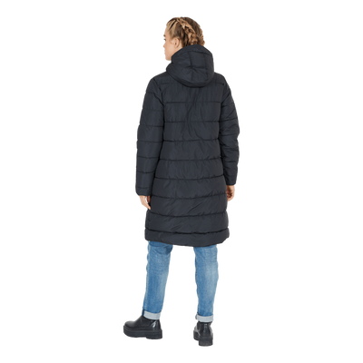 Amaretto W Long Puffer Jacket Black