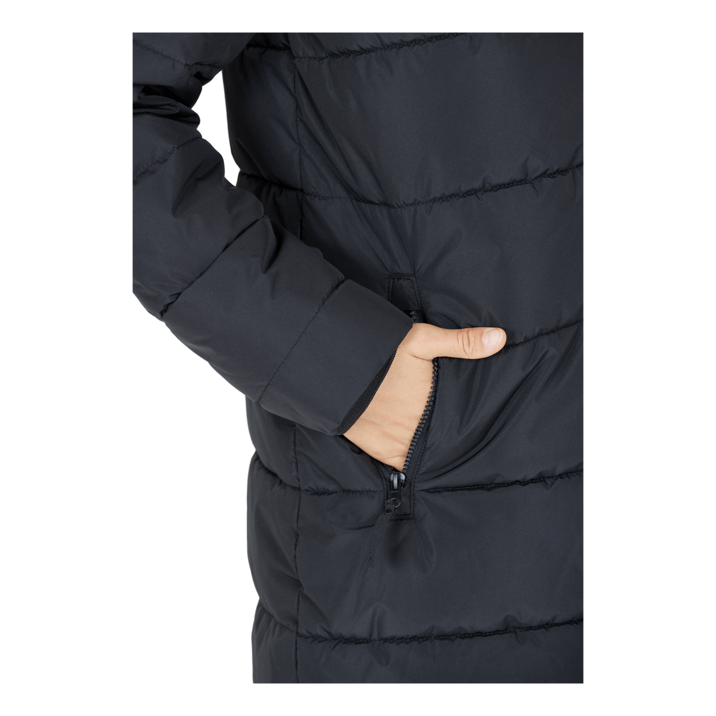 Amaretto W Long Puffer Jacket Black