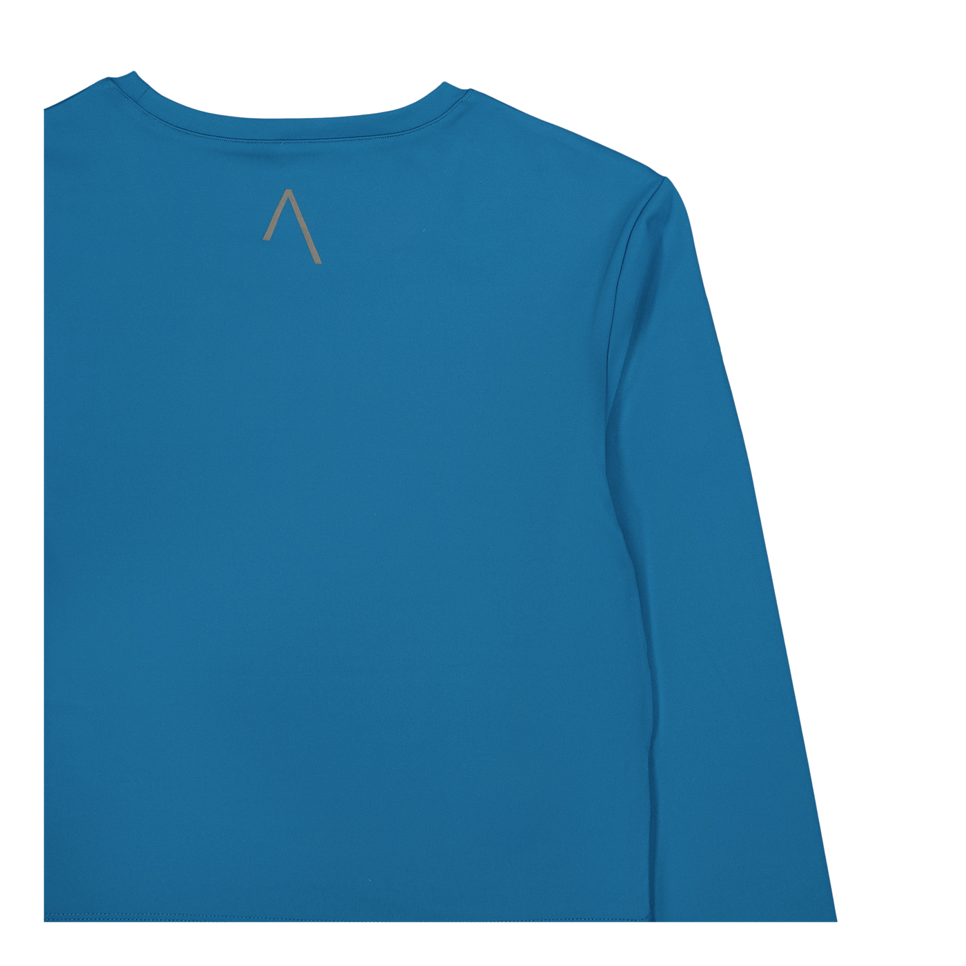 Ella Overlap Long Sleeve Top Blue Coral