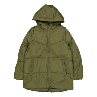 Maya Padded Hybrid Jacket Olive Night