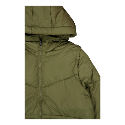 Maya Padded Hybrid Jacket Olive Night