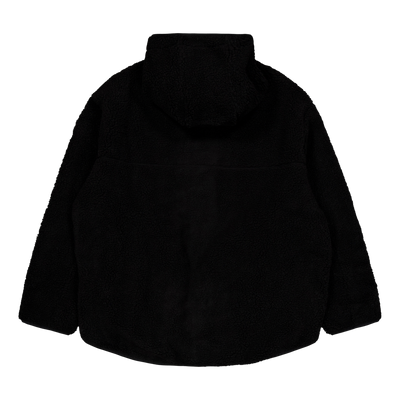 Pile Hood Jacket Jet Black