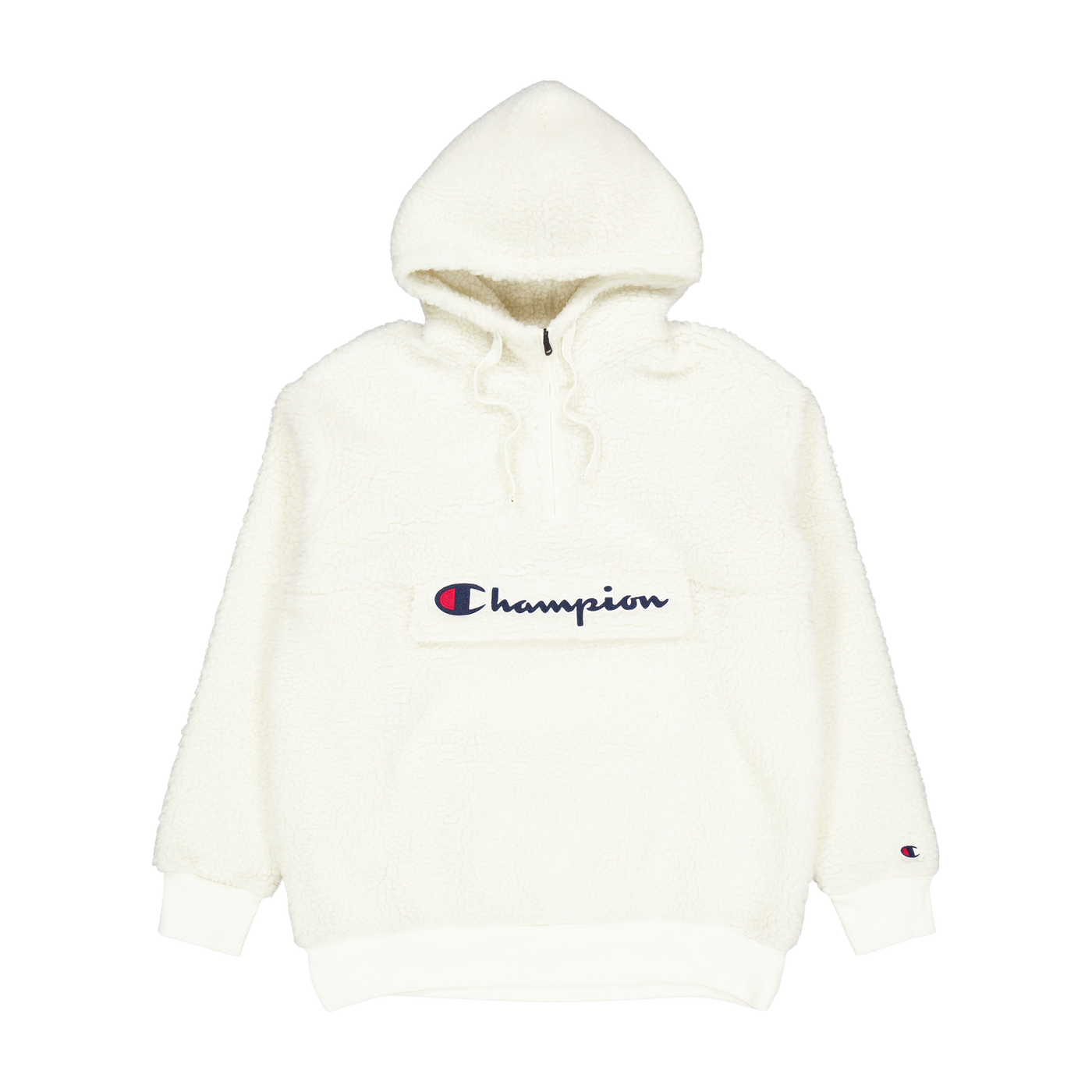 Fleecehoodie White