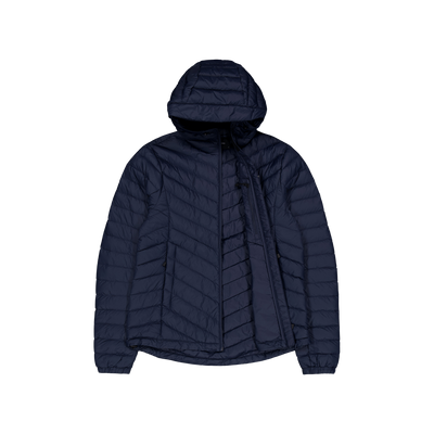 W Frost Down Hood Jacket Blue Shadow