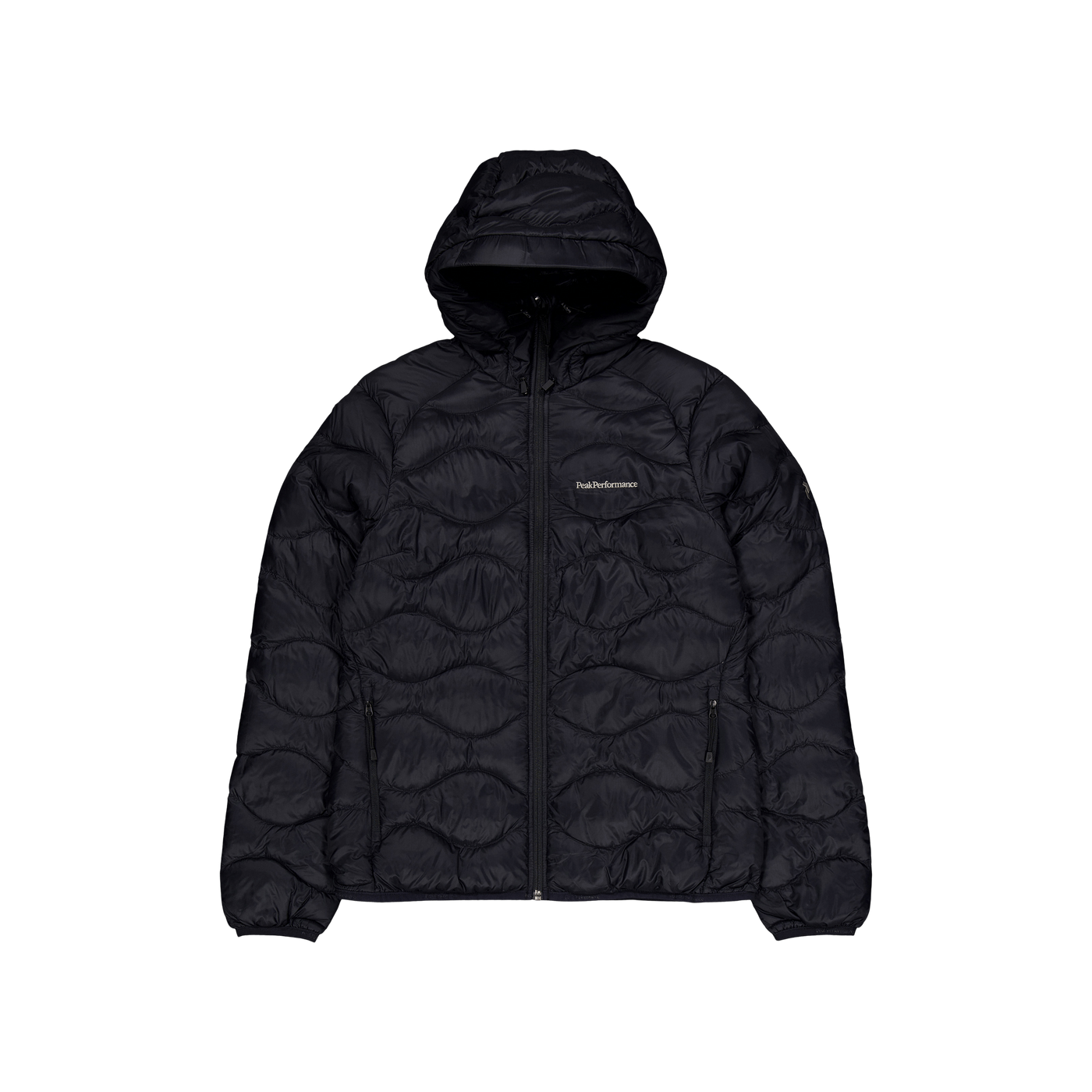 W Helium Down Hood Jacket Black