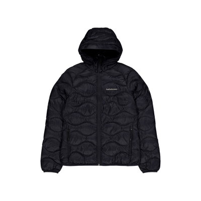 W Helium Down Hood Jacket Black