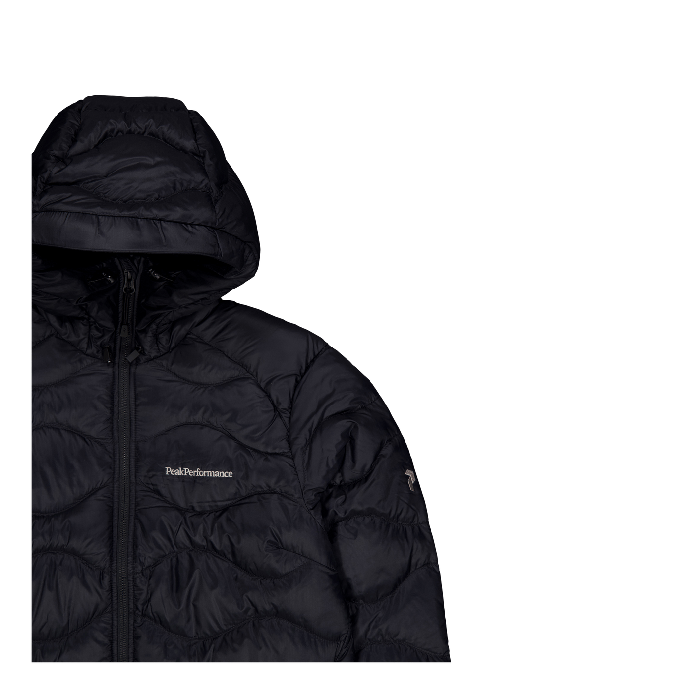 W Helium Down Hood Jacket Black