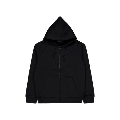 W Original Small Logo Zip Black