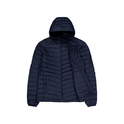 M Frost Down Hood Jacket Blue Shadow