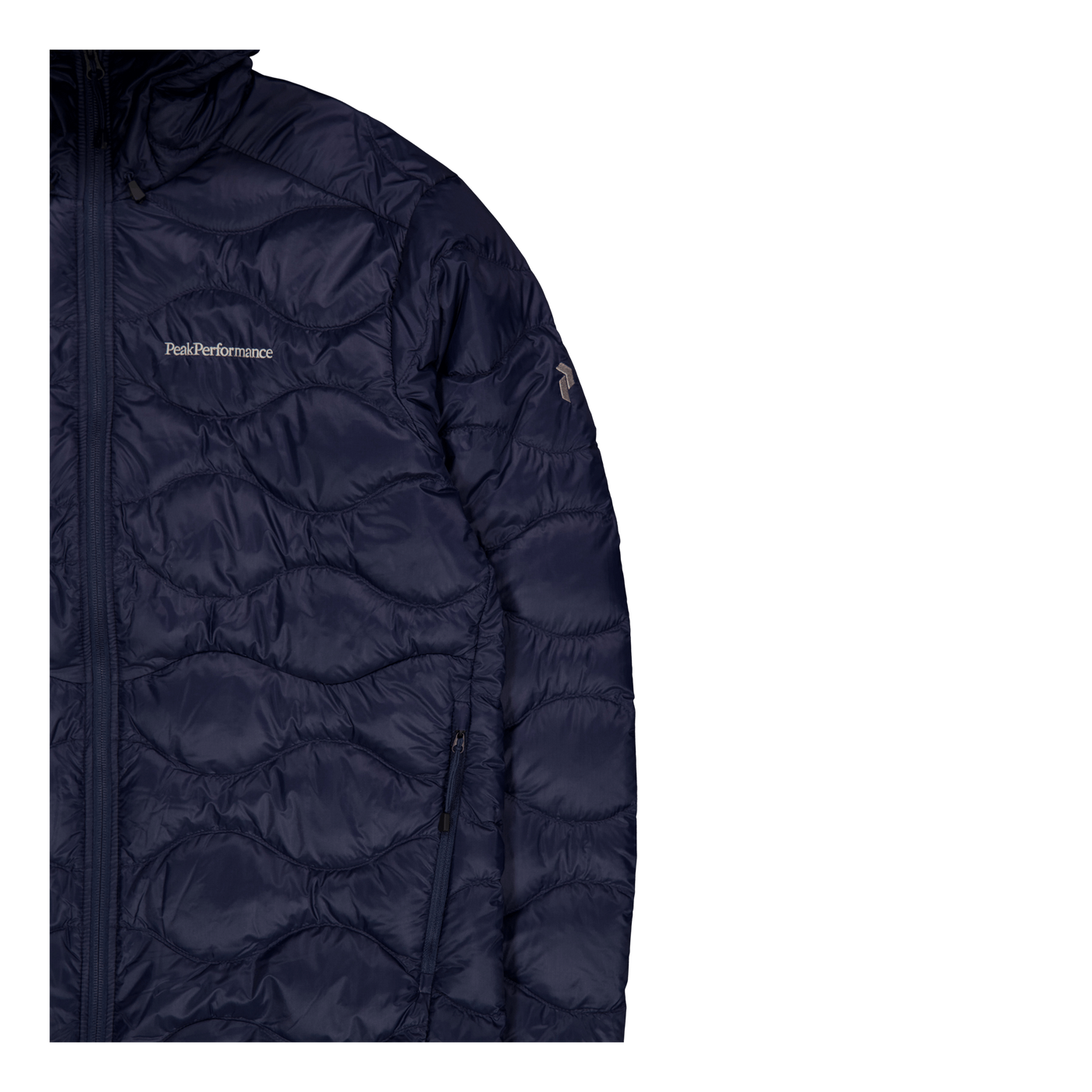 M Helium Down Hood Jacket Blue Shadow