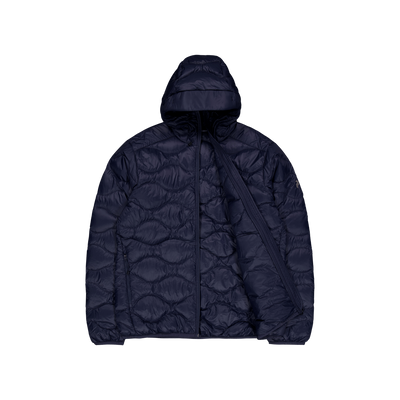 M Helium Down Hood Jacket Blue Shadow