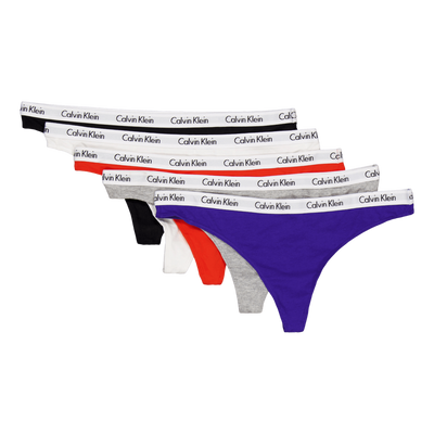 Carousel Thong 5pk Multi