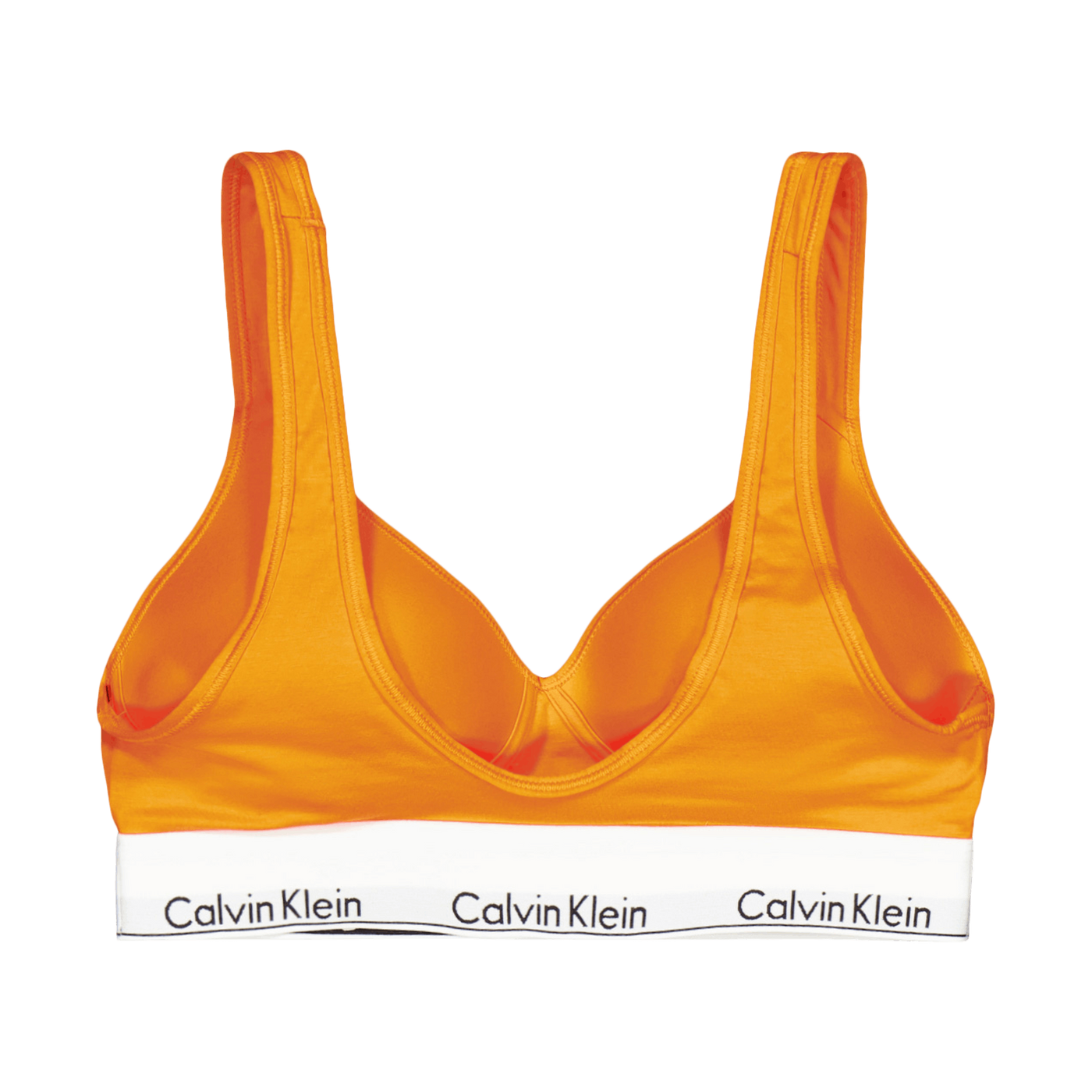 Modern Cotton Unlined Bralette, orange