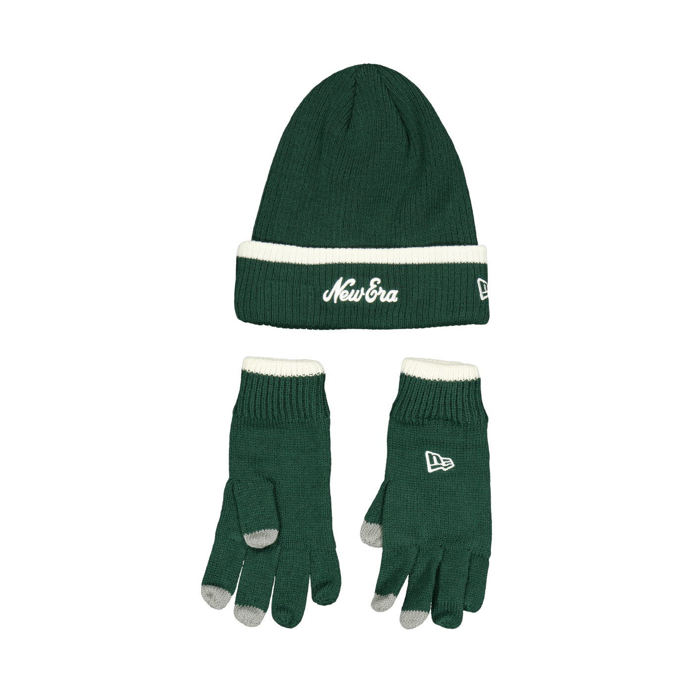 SCRIPT BEANIE GLOVES SET NEWE