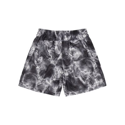 Own the Run Allover Print Shorts White