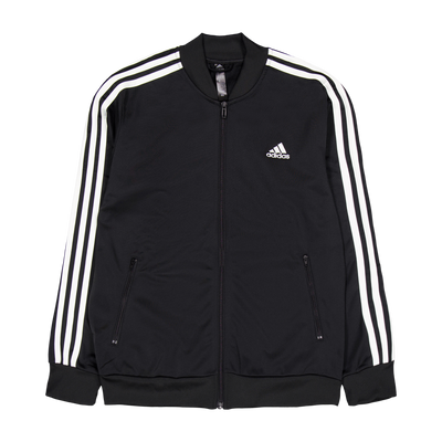 Essentials 3-Stripes Tracksuit Black