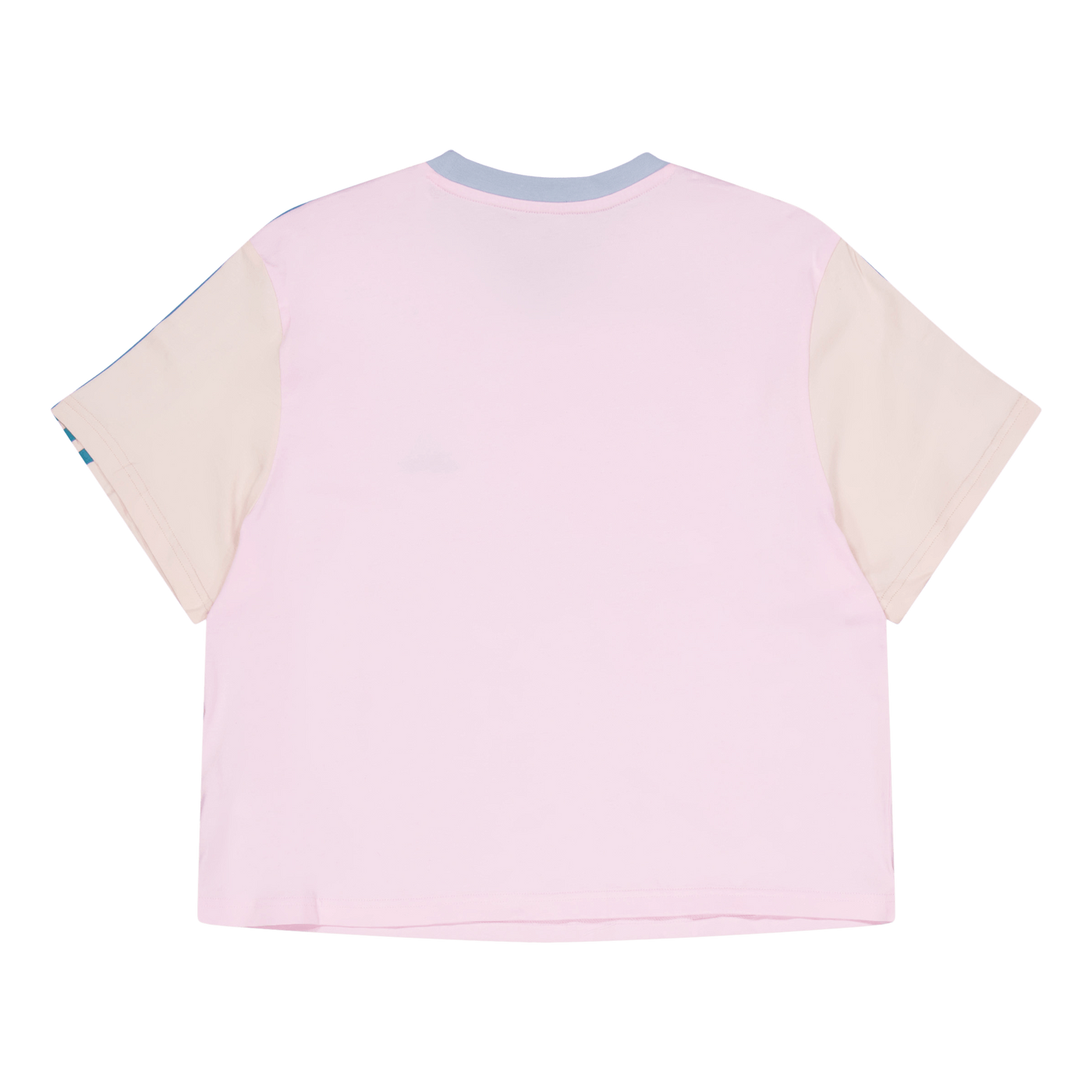 Essentials 3-Stripes Single Jersey Crop Top Clear Pink