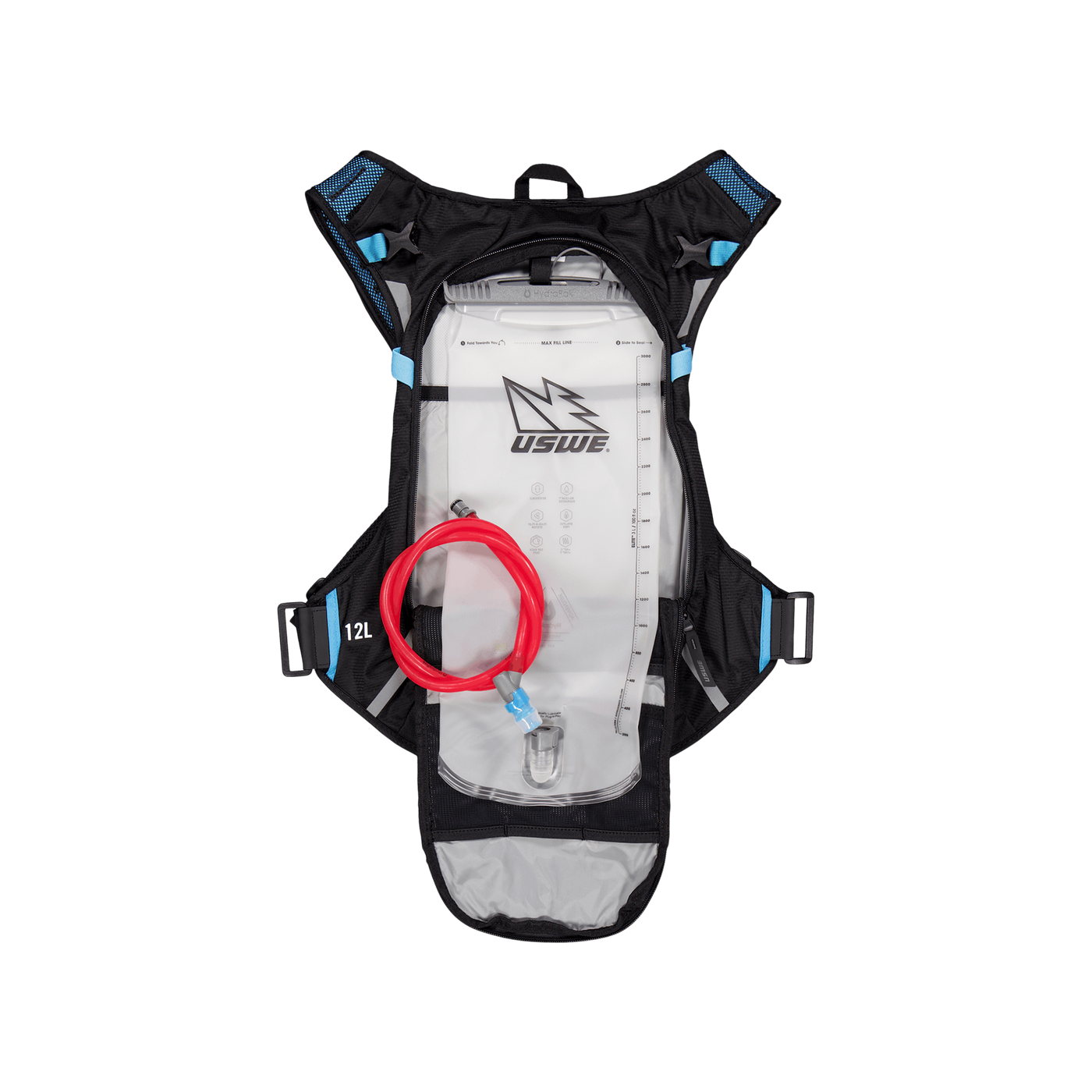 Mtb Hydro 12l Hydration Pack Black/horizon Blue