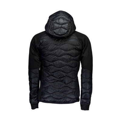 M HELIUM DOWN HYBRID HOOD JACKET BLACK