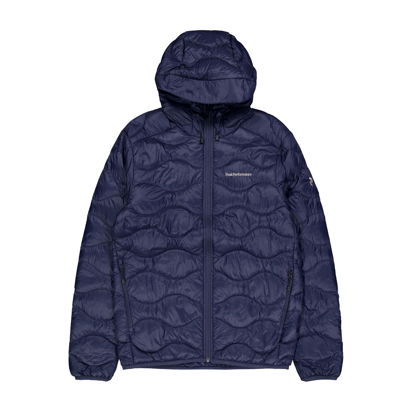 M Helium Down Hood Jacket Blue Shadow