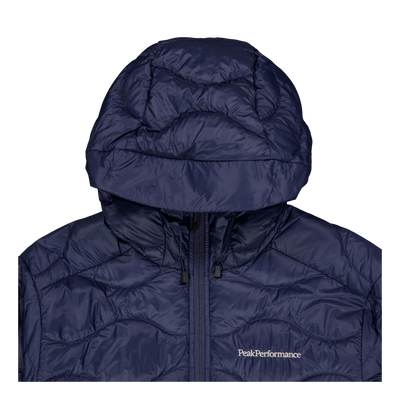 M Helium Down Hood Jacket Blue Shadow