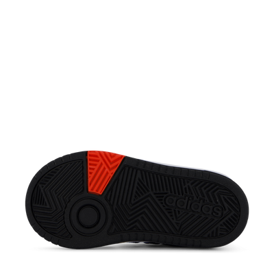 Hoops Shoes Cloud White / Core Black / Bright Red