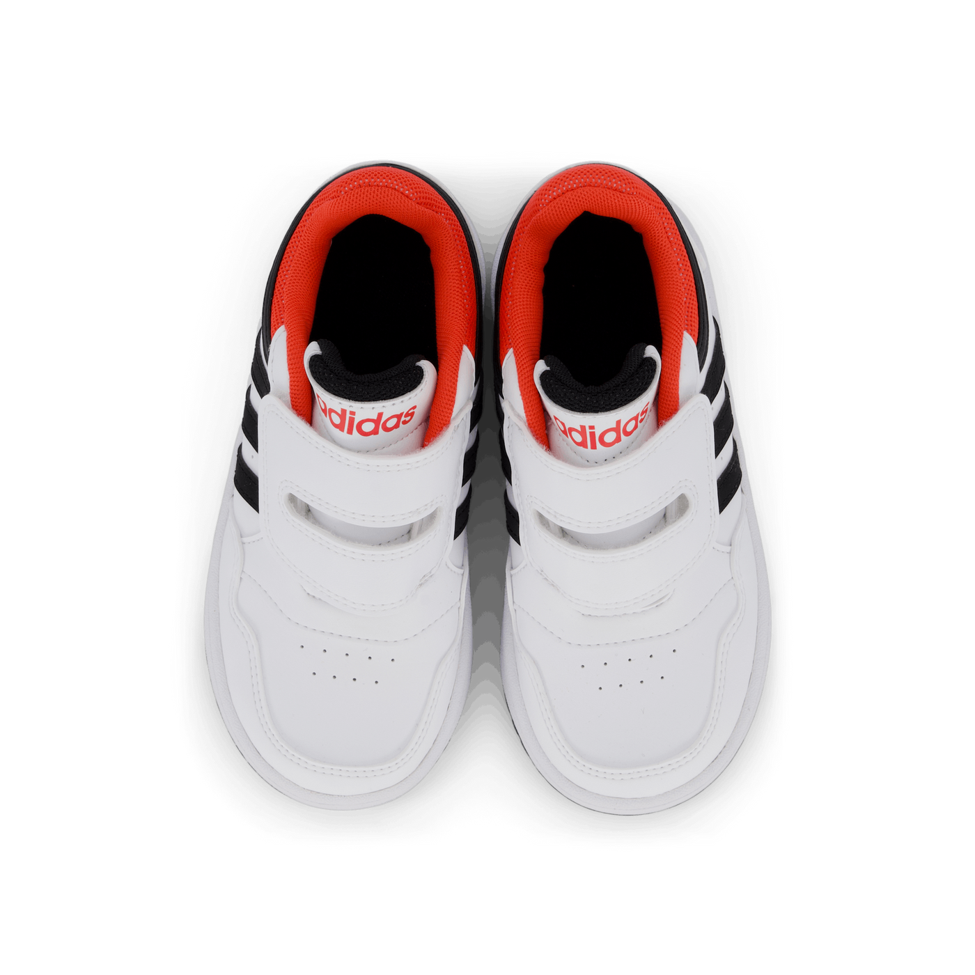 Hoops Shoes Cloud White / Core Black / Bright Red