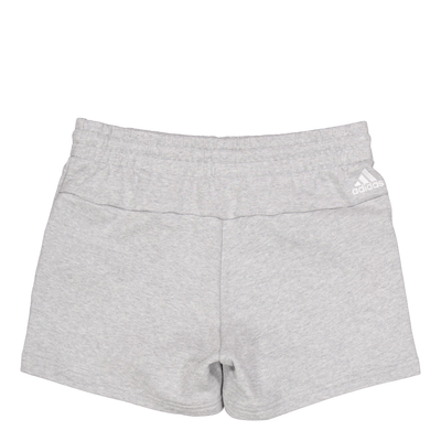 Essentials Linear French Terry Shorts Medium Grey Heather / White