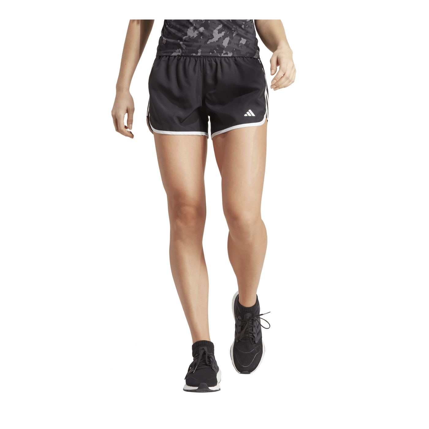 Marathon 20 Running Shorts Black / White