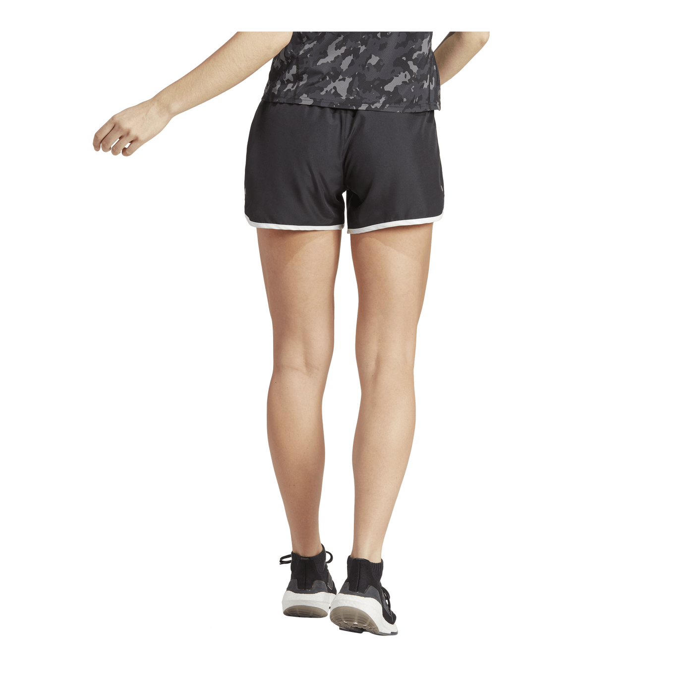 Marathon 20 Running Shorts Black / White