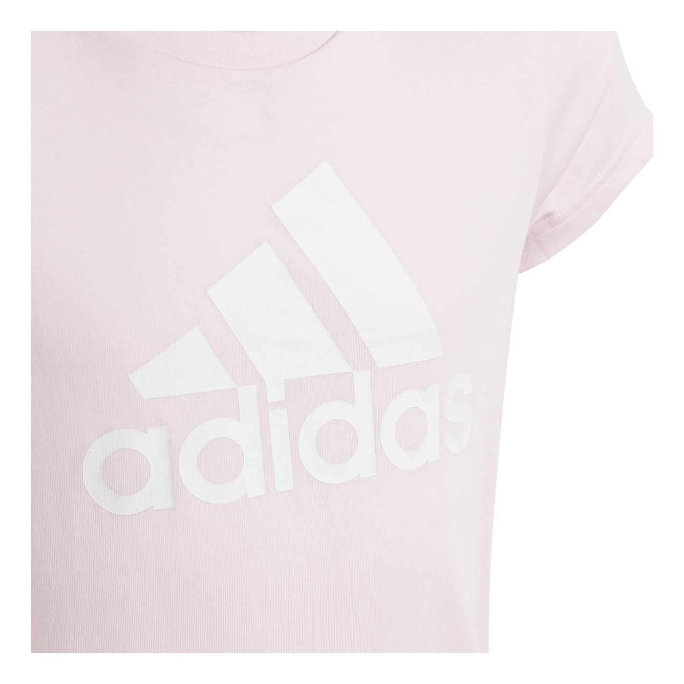 Essentials Big Logo Cotton T-Shirt Clear Pink / White