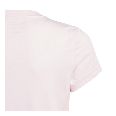 Essentials Big Logo Cotton T-Shirt Clear Pink / White