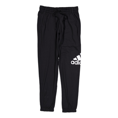 Essentials Single Jersey Tapered Badge of Sport Joggers Black