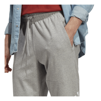 Essentials Single Jersey Tapered Badge of Sport Joggers Grey