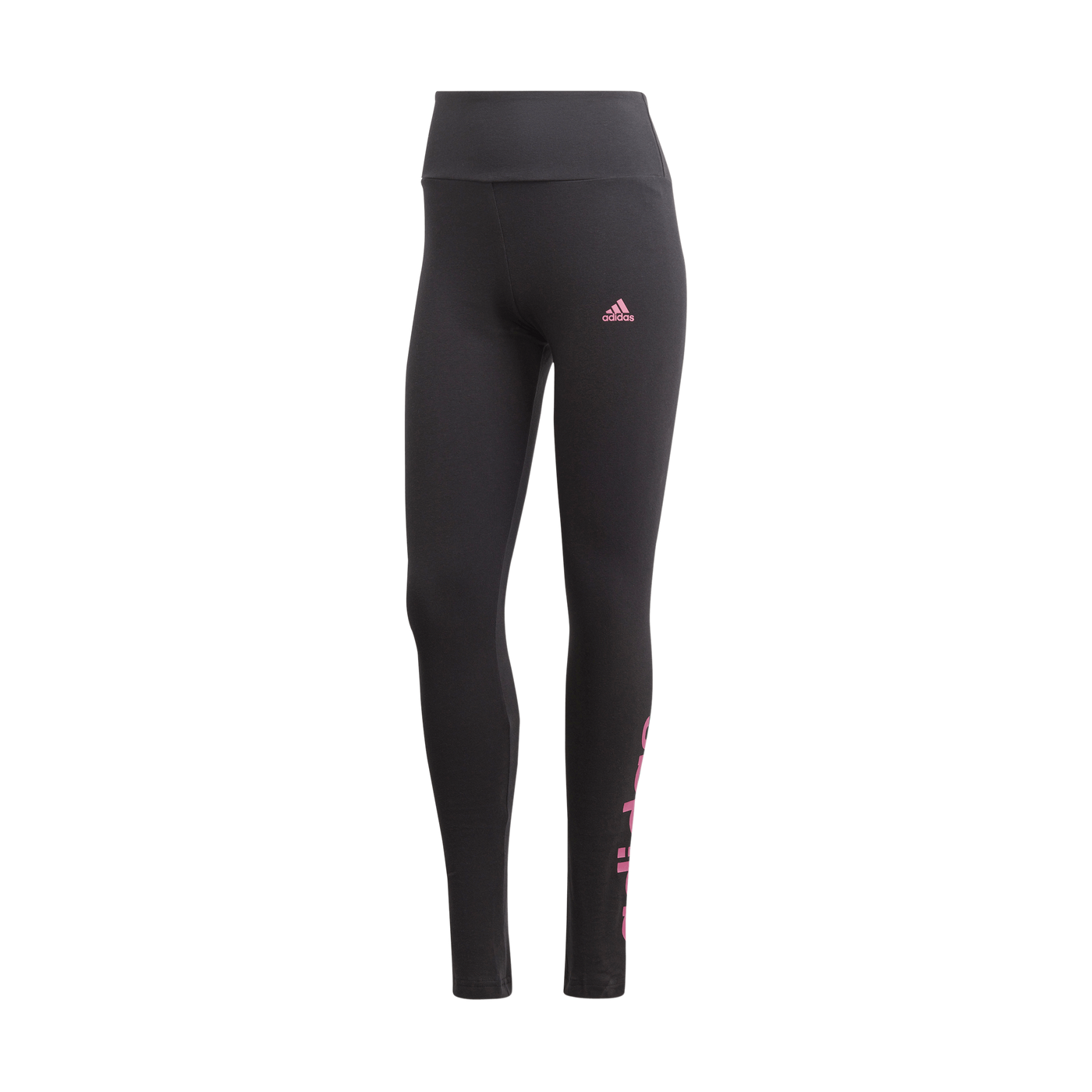 ESSENTIALS HIGH-WAISTED LOGO LEGGINGS Black