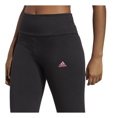 ESSENTIALS HIGH-WAISTED LOGO LEGGINGS Black