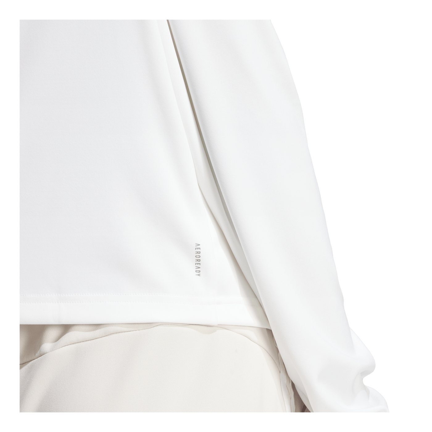 Train Essentials Minimal Branding 1/4-Zip Cover Up White