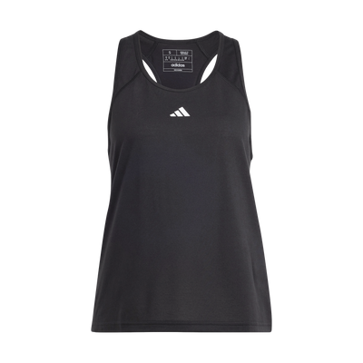 Train Essentials Minimal Branding Racerback Tank Top Black