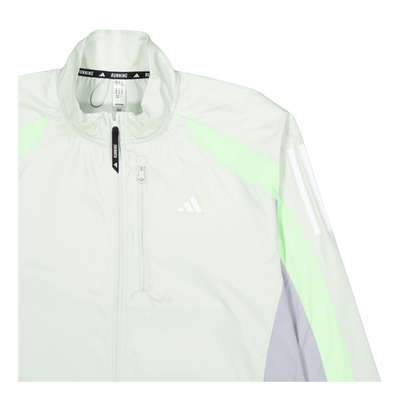 Own the Run Colorblock Jacket Green