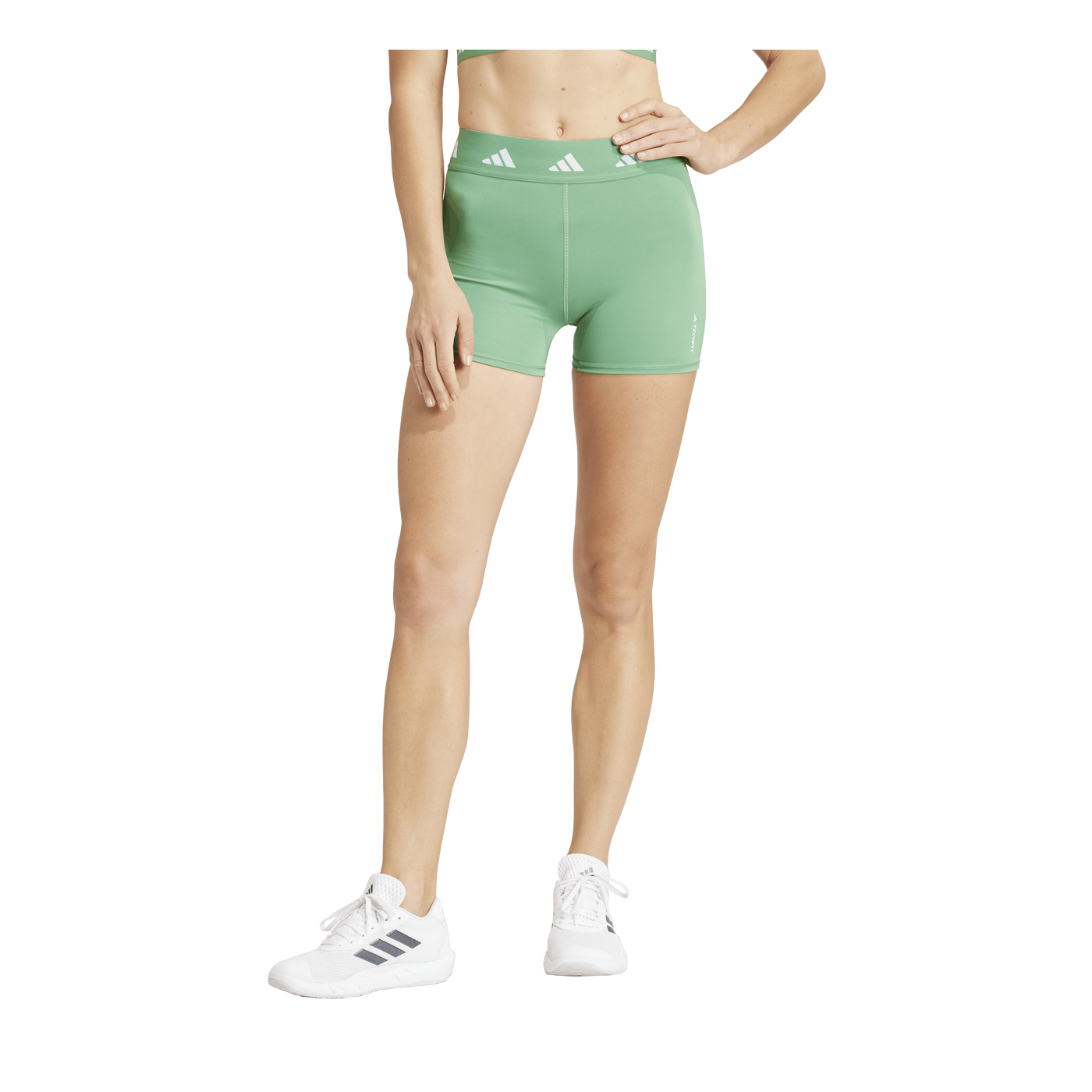 Techfit Short Leggings Preloved Green