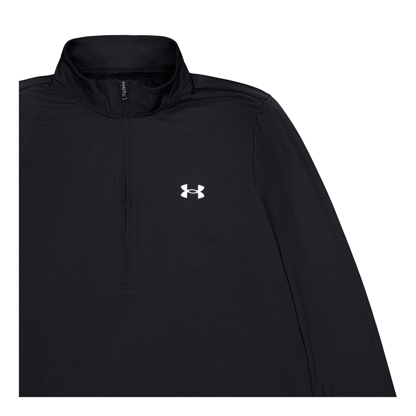 Tech 1/2 Zip- Solid Black