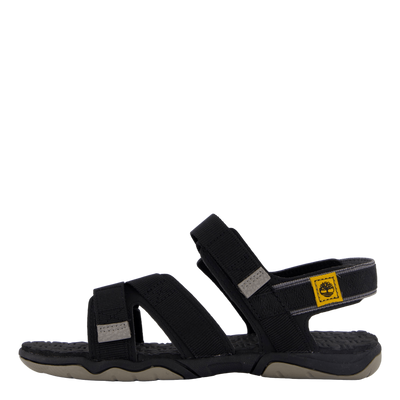 2 Strap Sandal Jet Black