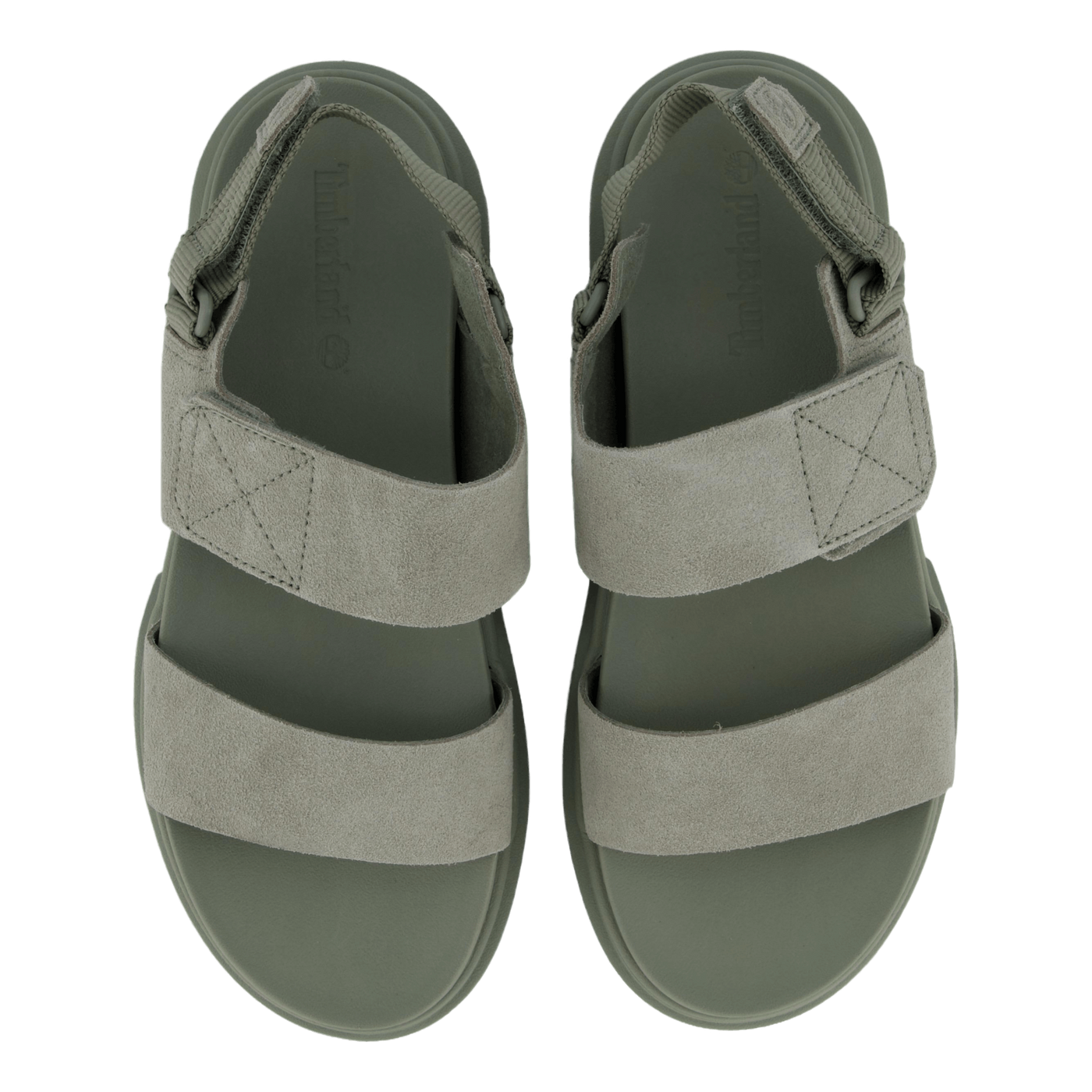 2 Strap Sandal Greyfield Lt Tpe Suede