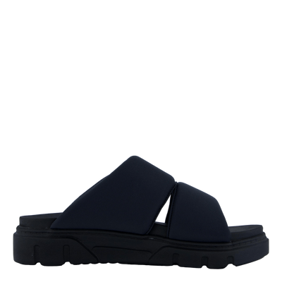 Slide Sandal Greyfield Blk Knit