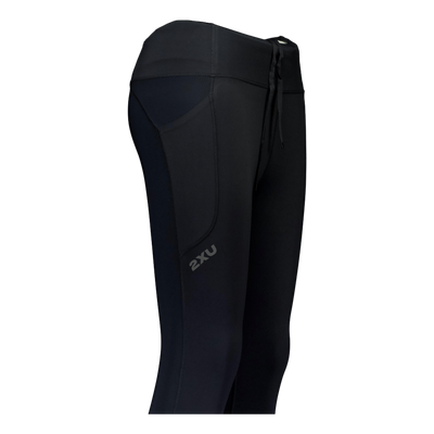 Aero Hi-rise Comp Tights Black/ Black Reflective