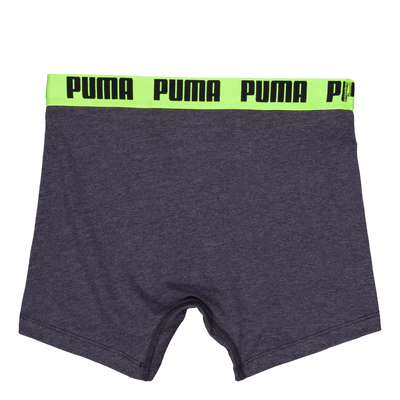 Puma Men Everyday Basic Boxer  Dark Grey Melange / Yellow