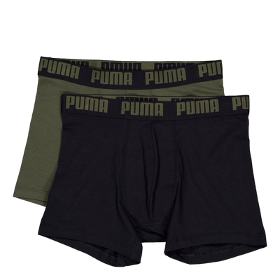 Puma Men Everyday Basic Boxer  Forest Night Tonal