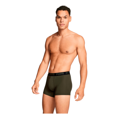 Puma Men Everyday Basic Boxer  Forest Night Tonal